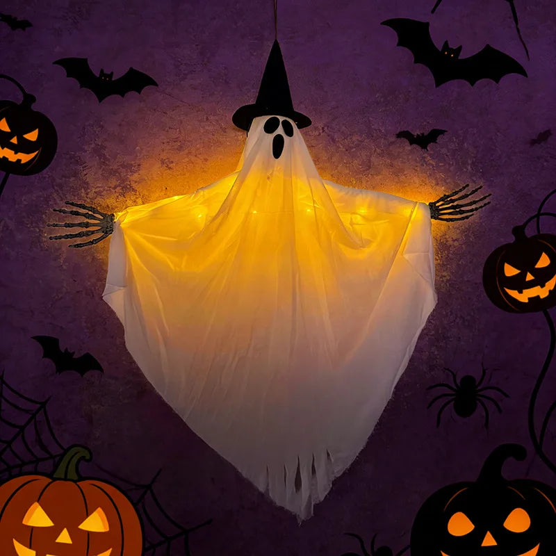 Glowing Hanging Ghost Decoration