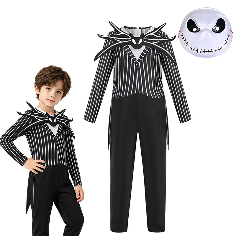 Boys Skeleton King Costume
