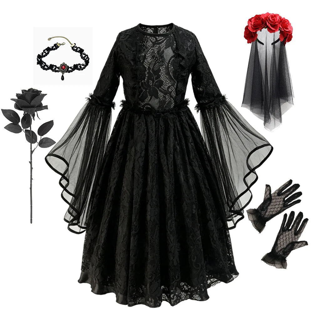 Girls Vampire Bride Costume