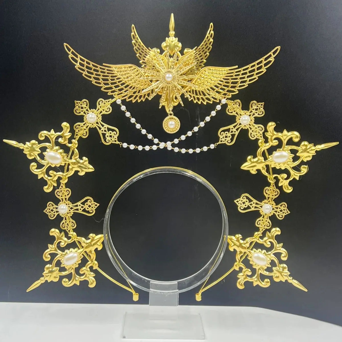 Gothic Pearl Tiara