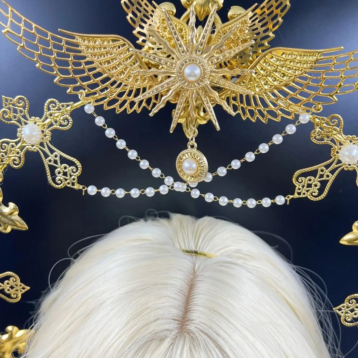Gothic Pearl Tiara