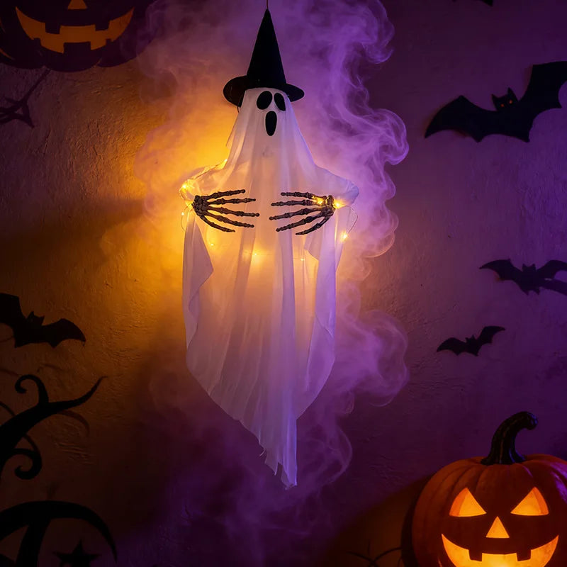 Glowing Hanging Ghost Decoration