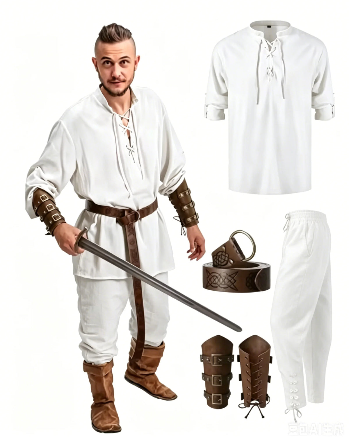 Men's Renaissance Costume Set