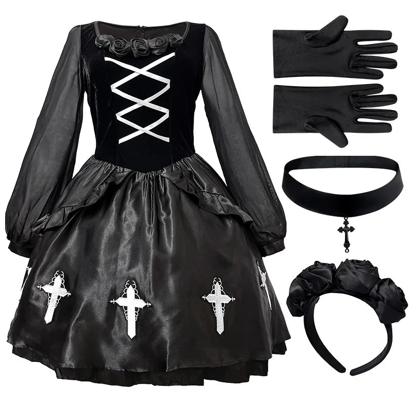 Gothic Witch Devil Costume