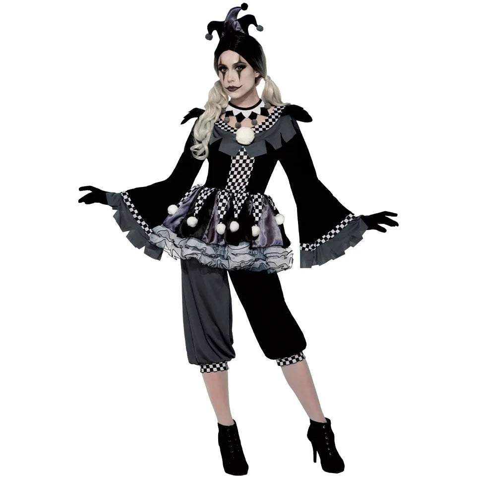 Evil Clown Couple Costume