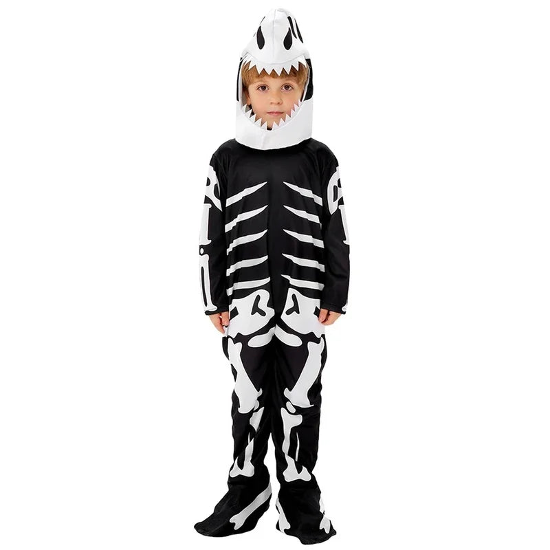 Boys Skeleton Dinosaur Costume