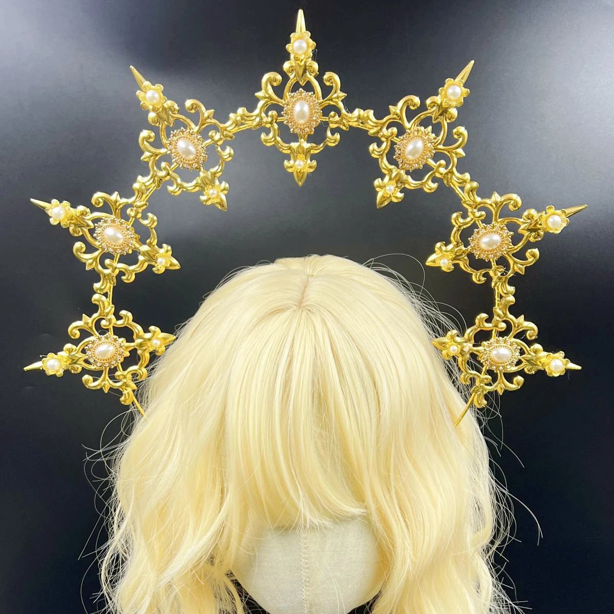 Gothic Pearl Tiara