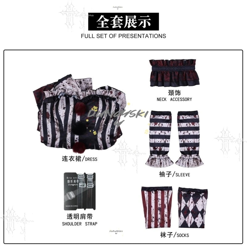 Women's Vampire Clown Costume