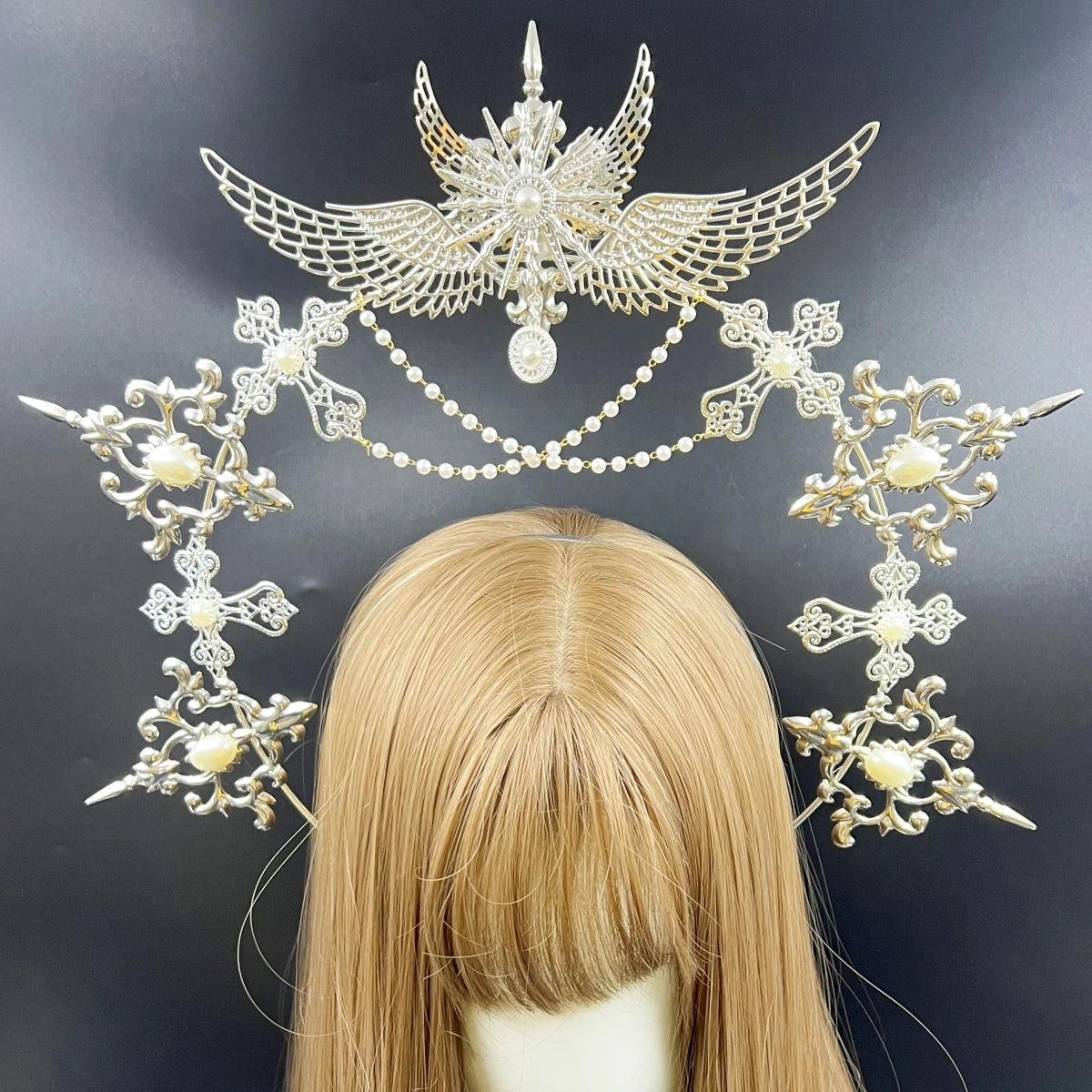 Gothic Pearl Tiara