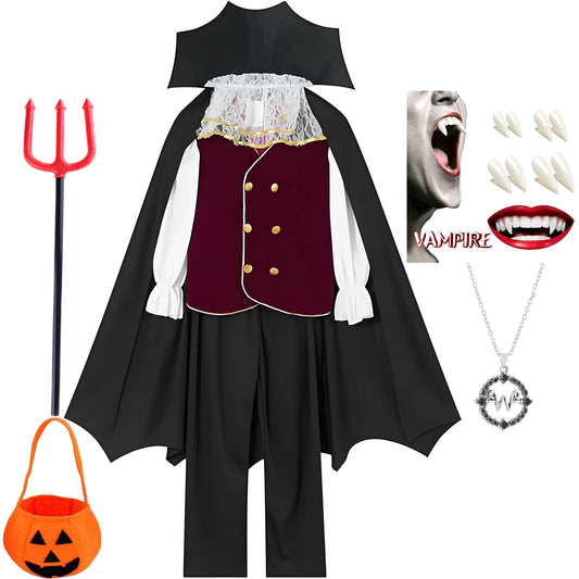 Boys Gothic Vampire Costume